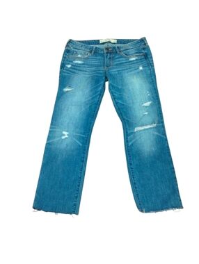 Abercrombie & Fitch The A&F Skinny Distressed Jeans Petite